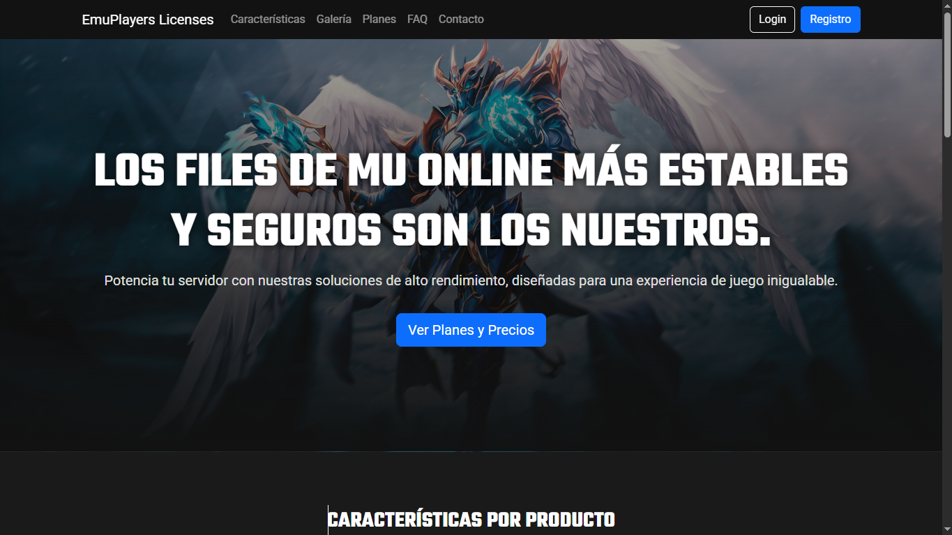 Panel de Licencias Mu Online